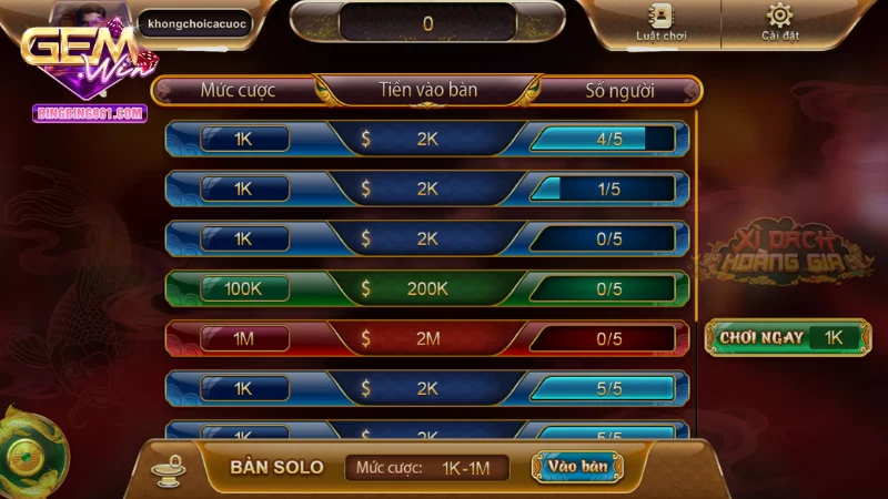Bài Xì Dách Online 2026 – Lý Do Tại Sao Bạn Nên Thử Ngay 2 Bài xì dách gemwin thu hút vì mang đến trải nghiệm chân thực