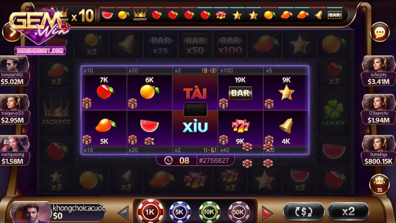 Nổ Hũ B79 - Nổ Jackpot như mưa, tiền vàng như nước 2 Nổ hũ B79 Gemwin là thể loại game slot có mức trả thưởng hấp dẫn