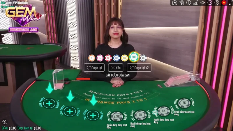 Bài Blackjack - Trò chơi của sự may rủi và phán đoán 3 Giải thích luật chơi bài blackjack Gemwin cho người mới nhập môn