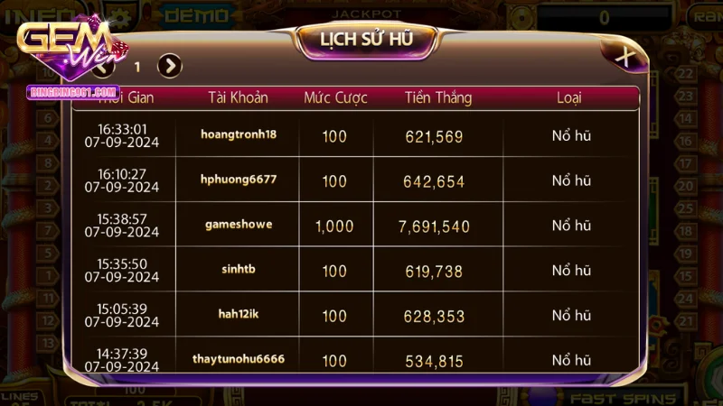 Nổ Hũ B79 - Nổ Jackpot như mưa, tiền vàng như nước 3 Giải thích luật chơi nổ hũ b79 gemwin cho người mới tham gia