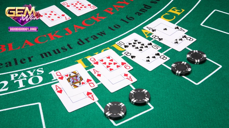 Bài Blackjack - Trò chơi của sự may rủi và phán đoán 7 Blackjack tại Gemwin có tính tương tác cao giữa mọi người